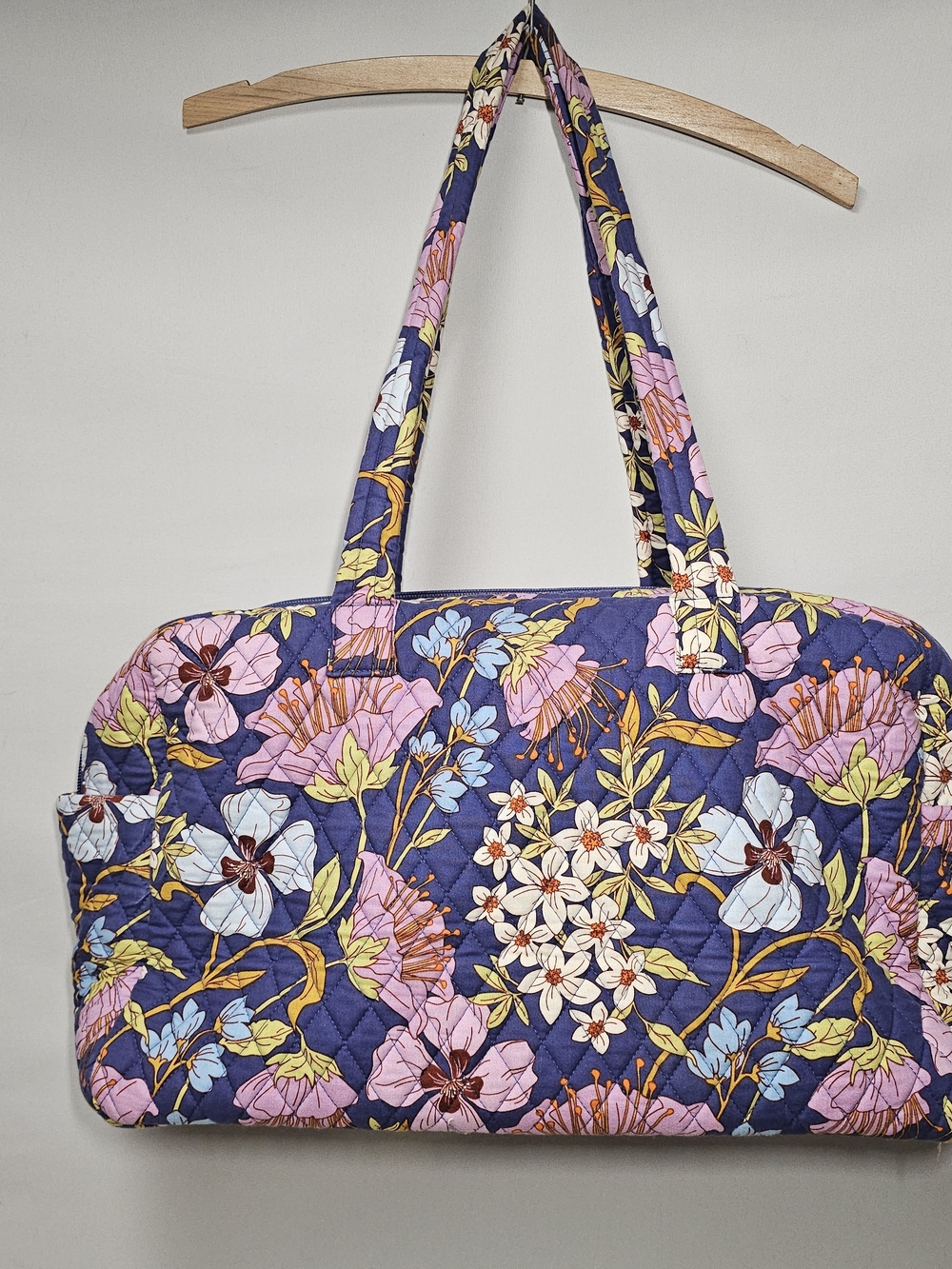 Vera Bradley Quilted Weekender in Coffee Garden - Picture 3 of 9